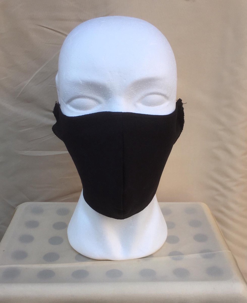 Mondkapje / Gezichtmasker / Mondmasker | Zwart (3st)